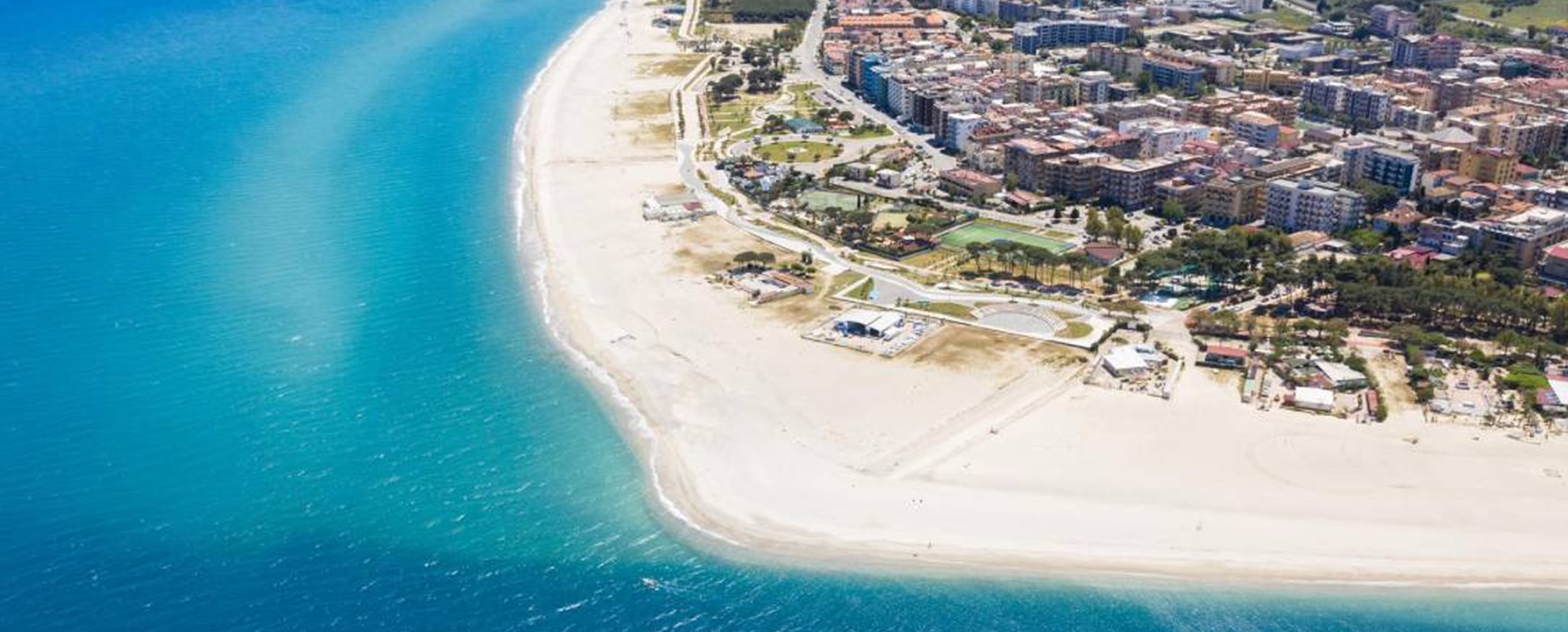 Veduta di Soverato vicino a Davoli Marina