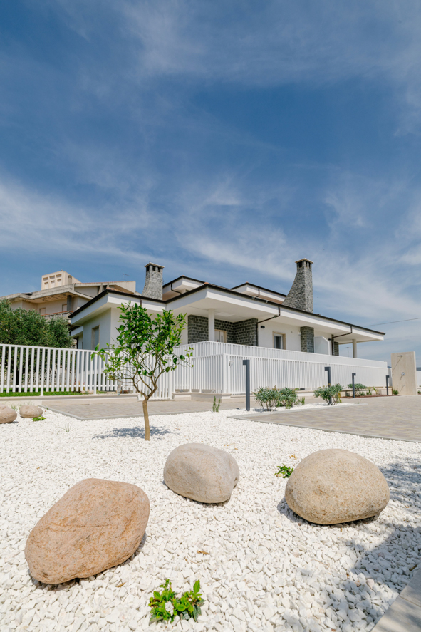 Dettagli del giardino mediterraneo di Villa Maria Vittoria